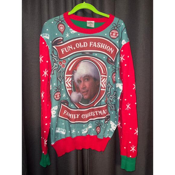 Ugly Christmas Sweater Xmas Size Large Vacation - Picture 1 of 3